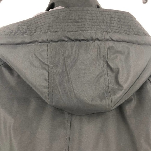 Cole Haan Mens Black Insulated Water Resistant Detachable Hood Car Coat Sz Small - Picture 6 of 12